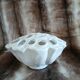 Flower vase in white porcelain