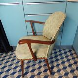 Vintage 1960s vinyl armchair