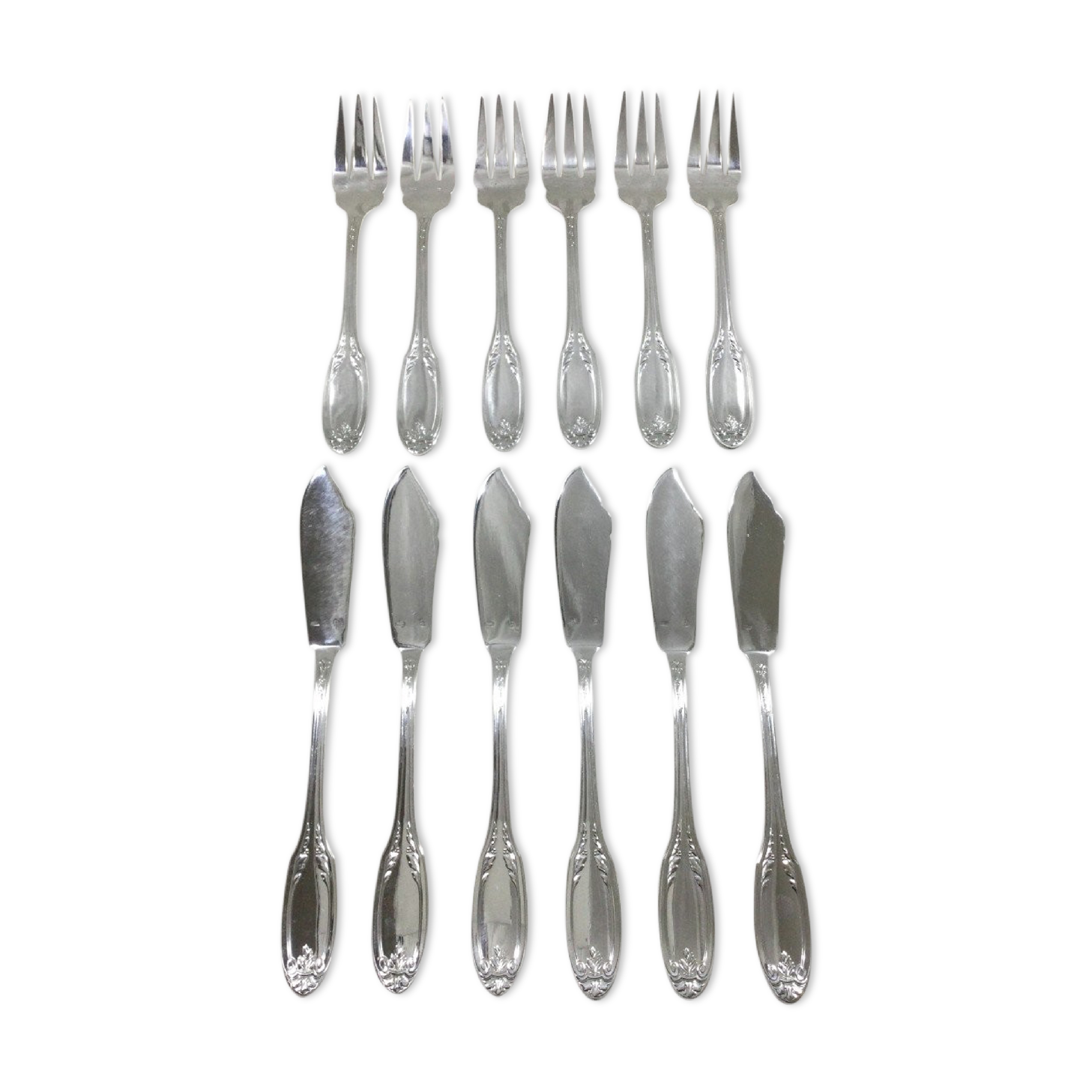 6 cutlery in poisson, François Frionnet