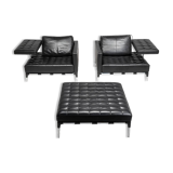 "Prive" Leather Set by Phillippe Starck for Cassina, Italy,2010s