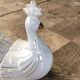 Vintage ceramic swan candy box
