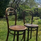 Pair of Thonet bistro chairs