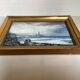 Marine painting oil on panel
