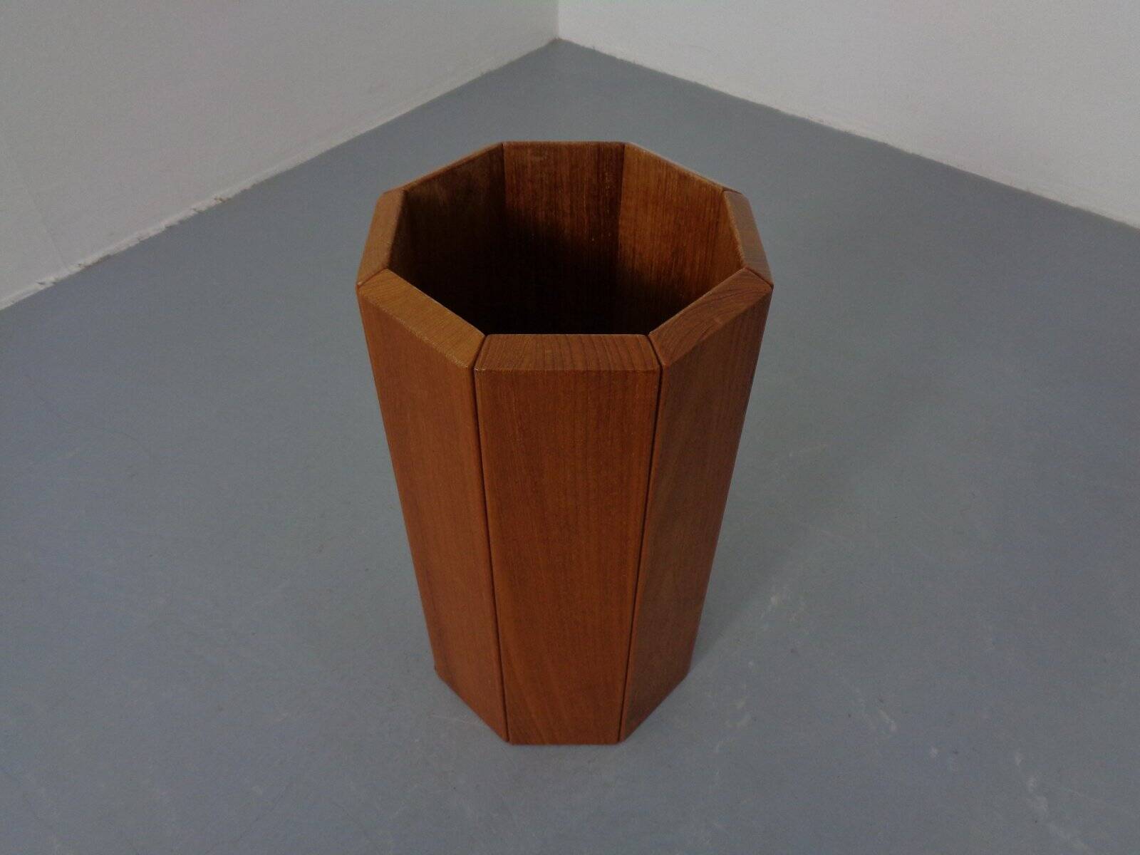 Danish Umbrella Stand in Teak by Kai Kristiansen for Vildbjerg Mobelfabrik, 1960s