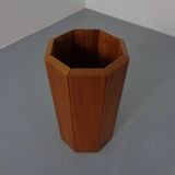 Danish Umbrella Stand in Teak by Kai Kristiansen for Vildbjerg Mobelfabrik, 1960s