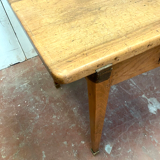 Rustic desk table in solid walnut XIX century