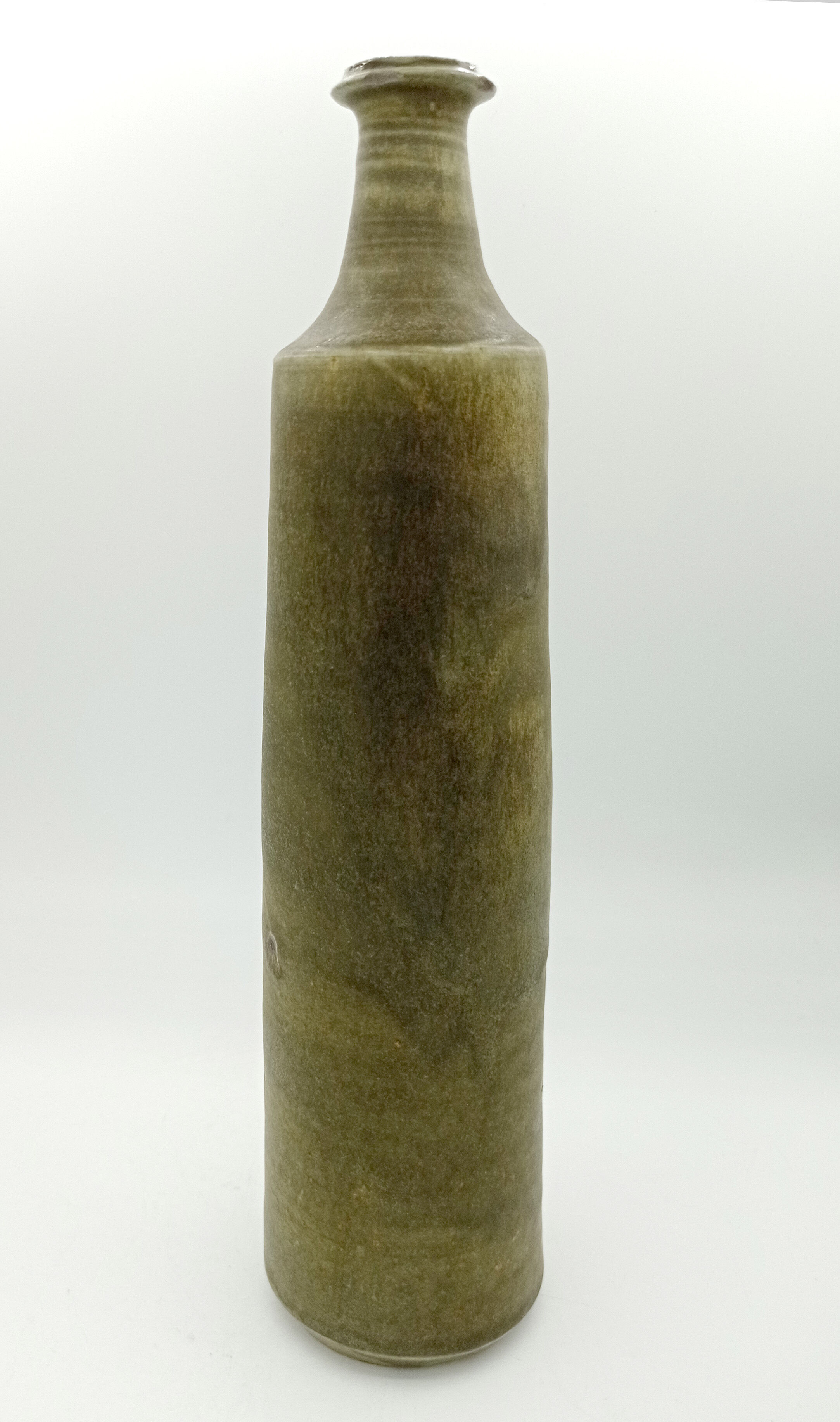Vase en grès signé Puisaye