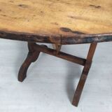 Rustic winemakers table
