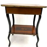 Side table with Napoleon III marquetry
