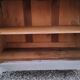 Parisian buffet patina gray 2 doors 2 drawers in solid poplar
