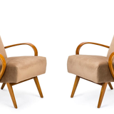 A pair of armchairs type 53, designed by Jaroslav Smidek, TON, 1960s