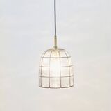 Suspension/luminaire en verre de style mid-century moderne de Limburg, Allemagne, années 1960.