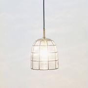 Mid-Century Modern Glass Pendant/Ceiling Light from Limburg, Germany, 1960s