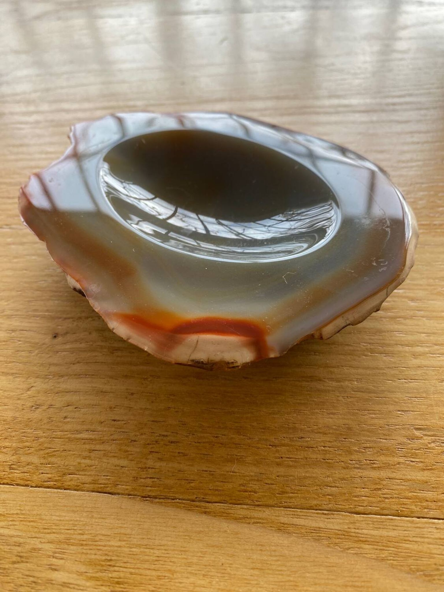 Agate ashtray