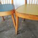 Set of 6 vintage chairs with mismatched bars