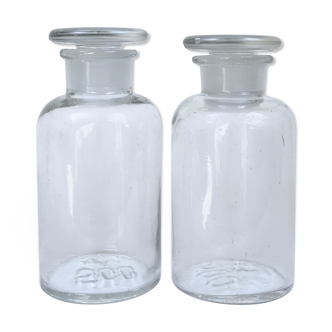 Old apothecary bottles