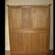 Solid oak cabinet from the 60s 2 doors with locks and keys