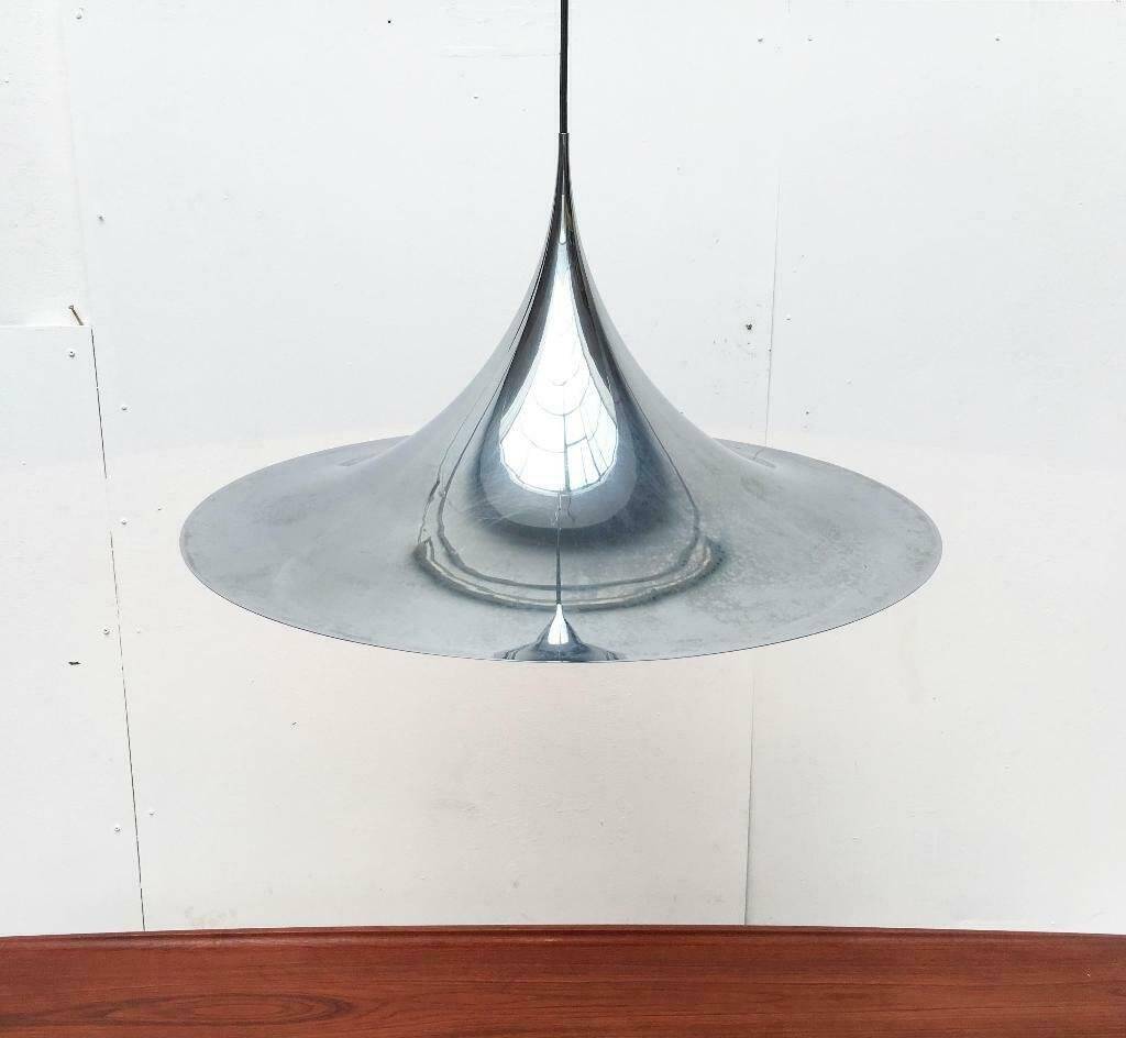 Vintage semi-suspension lamp by Bondrup & Thorup for Fog & Mørup