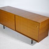 Teak sliding door sideboard by Ernst Martin Dettinger for Bormann, 1960s
