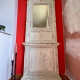 Entrance cloakroom with mirror. old house
