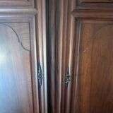 Large French provincial wardrobe in Louis XV style