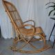 Rocking chair en rotin