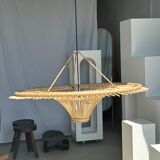 Suspension rattan saucer iron frame D:120 H:60