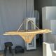 Suspension rattan saucer iron frame D:120 H:60