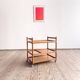 Service trolley and bar Johannes Andersen Silkeborg Denmark Teak