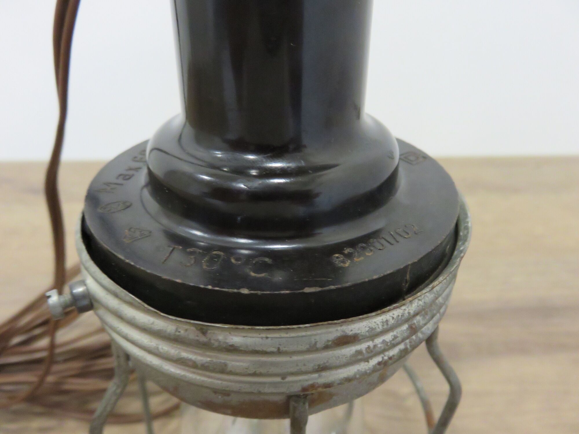 Bakelite and metal workshop hand lamp years 60/70