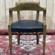 1930s beech and skai office chair