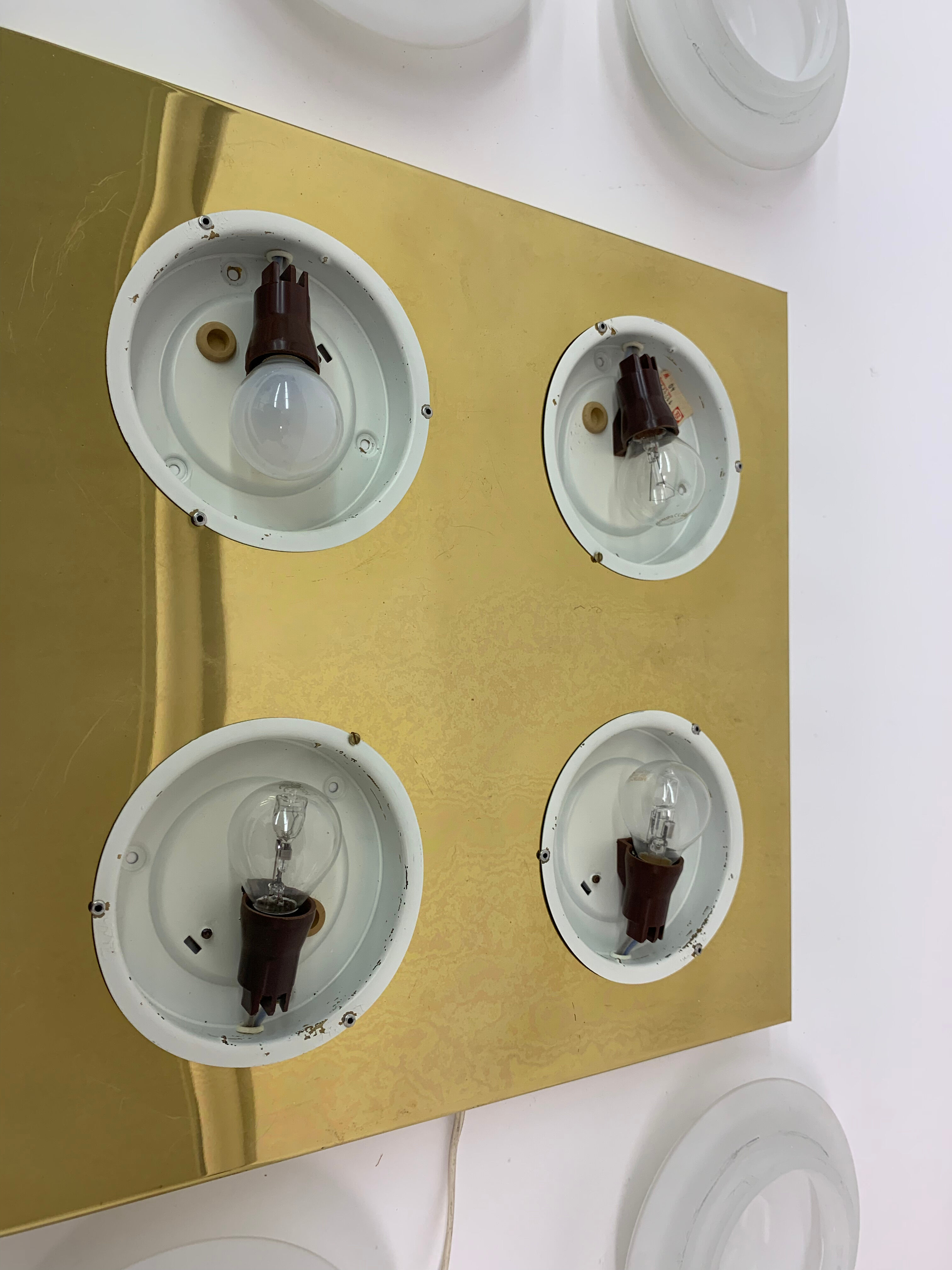 Wall lamp by Rolf Krüger for Heinz Neuhaus Leuchten, 1970s