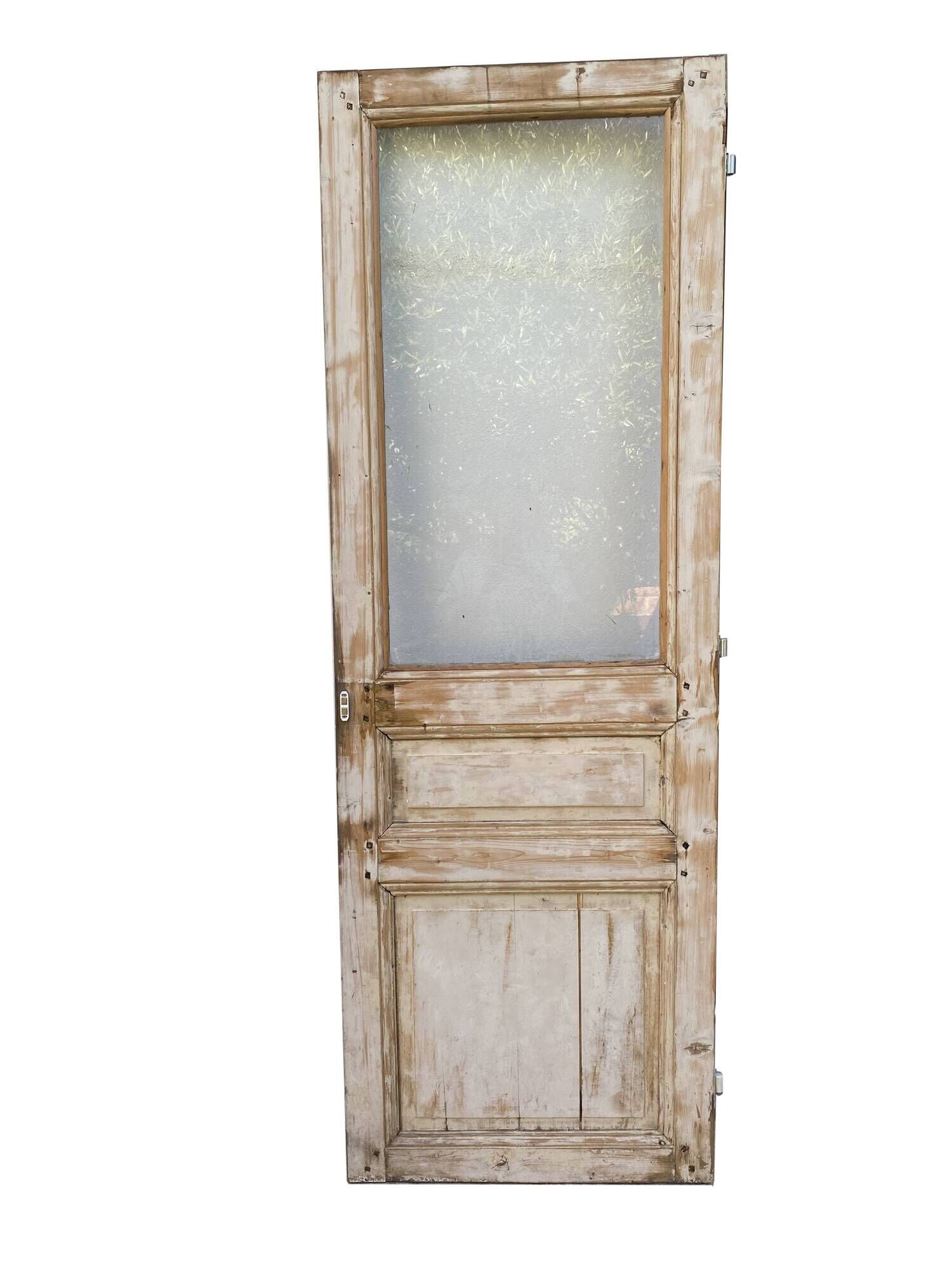 old glass door