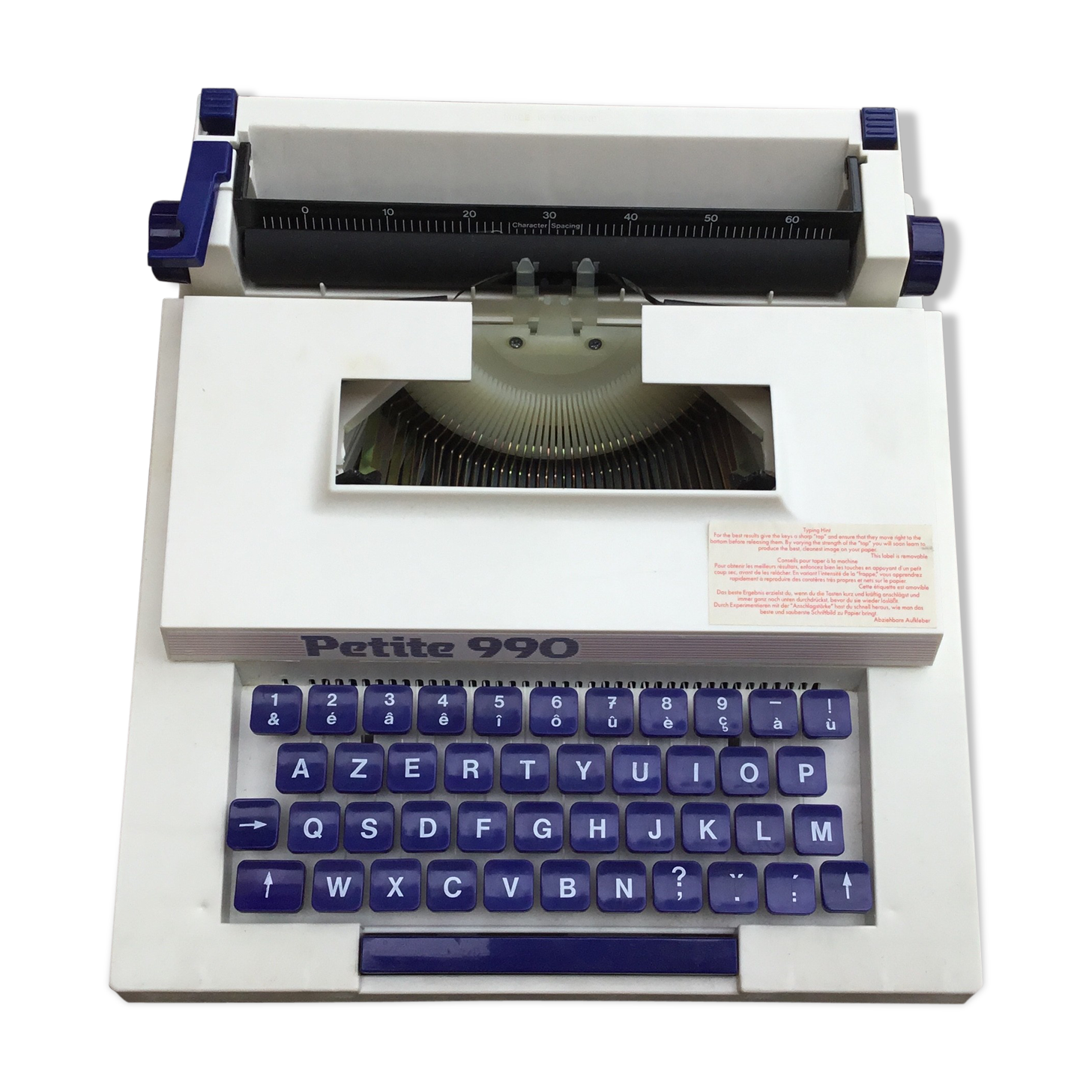Machine to write "Little 990"