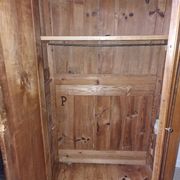 Wardrobe in cherry wood, fully dismantlable.