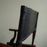 Chaise vintage en palissandre par M. Hayat & Bros, années 1970