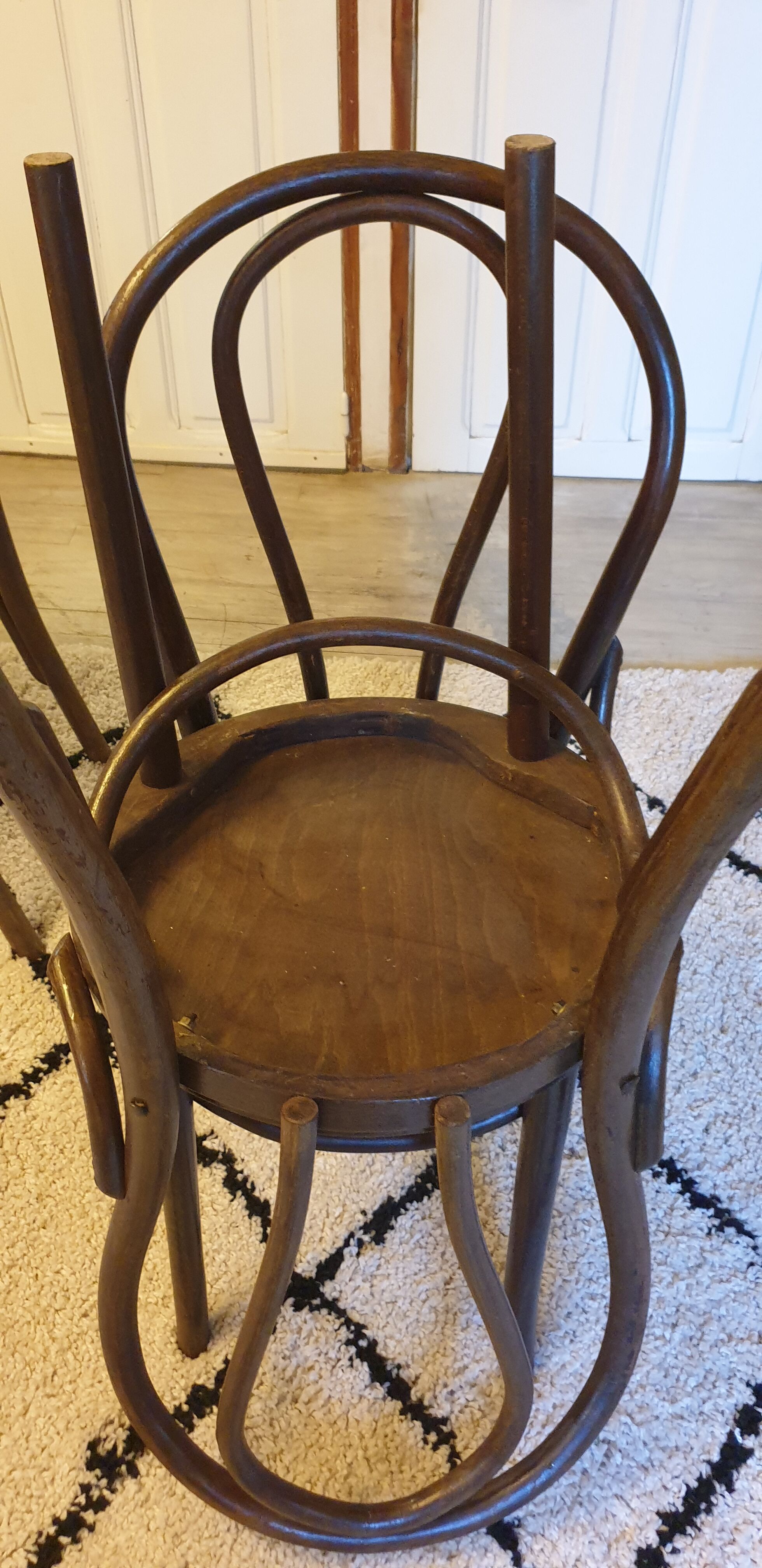 Four bistro chairs