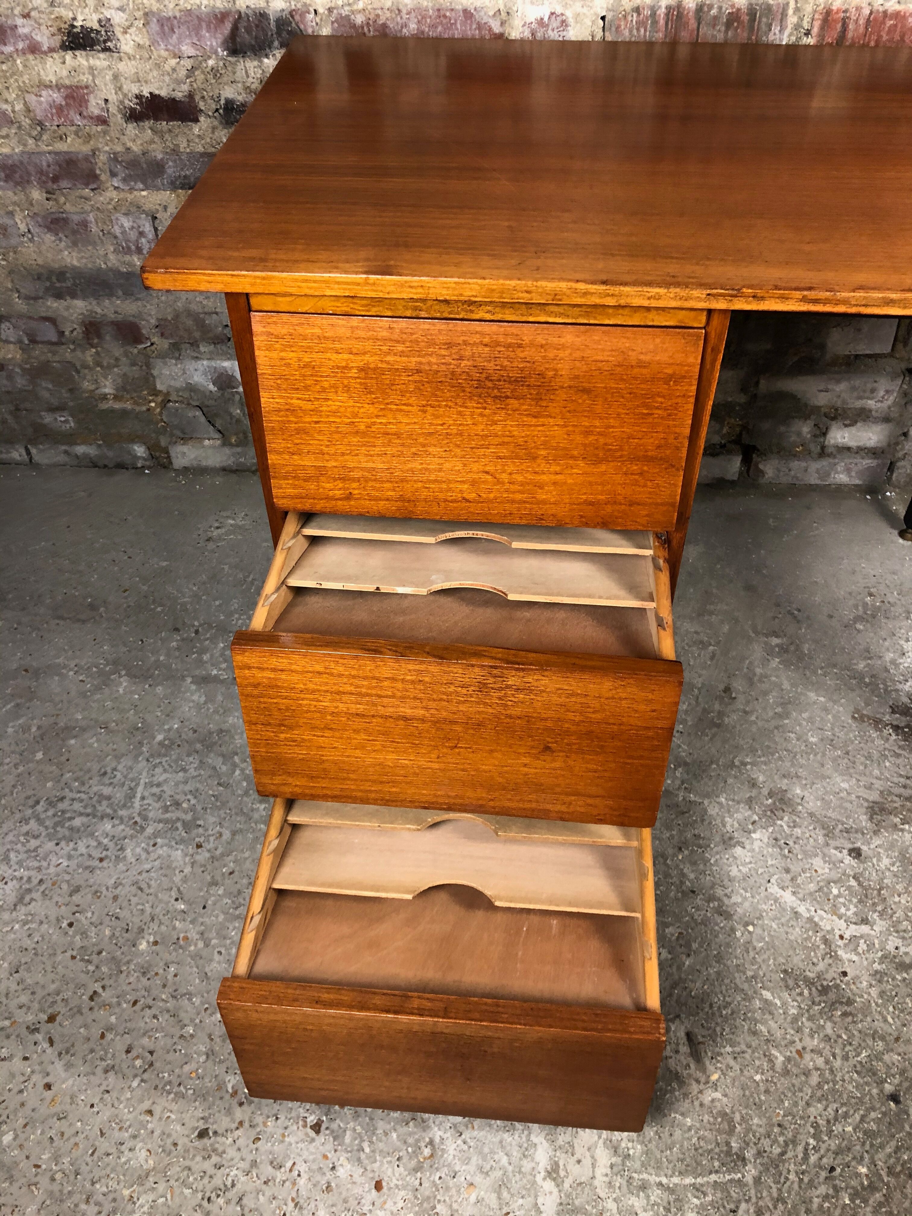 Vintage teak desk 1960