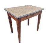 Old small table desk workshop Vintage with drawer