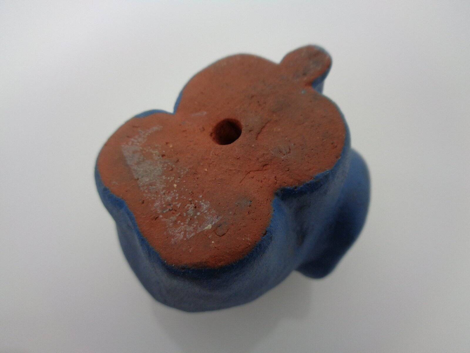 Mid-Century Blue Ceramic Elephants, Austria, Set of 2