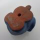 Mid-Century Blue Ceramic Elephants, Austria, Set of 2