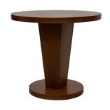 Vintage side table art deco style 80s wood minimalist design