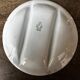 7 Asparagus Plates Late 19th Century Opaque Earthenware Luneville France