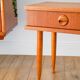 Table de chevet scandinave avec tiroir, en placage teck, 1960