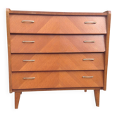 Commode vintage année 60 pieds compas