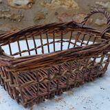 Vintage wicker basket 25 cm