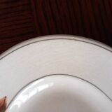 Plat de service ovale Creil et Montereau (HBCM)