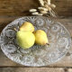 Cut glass fruit bowl