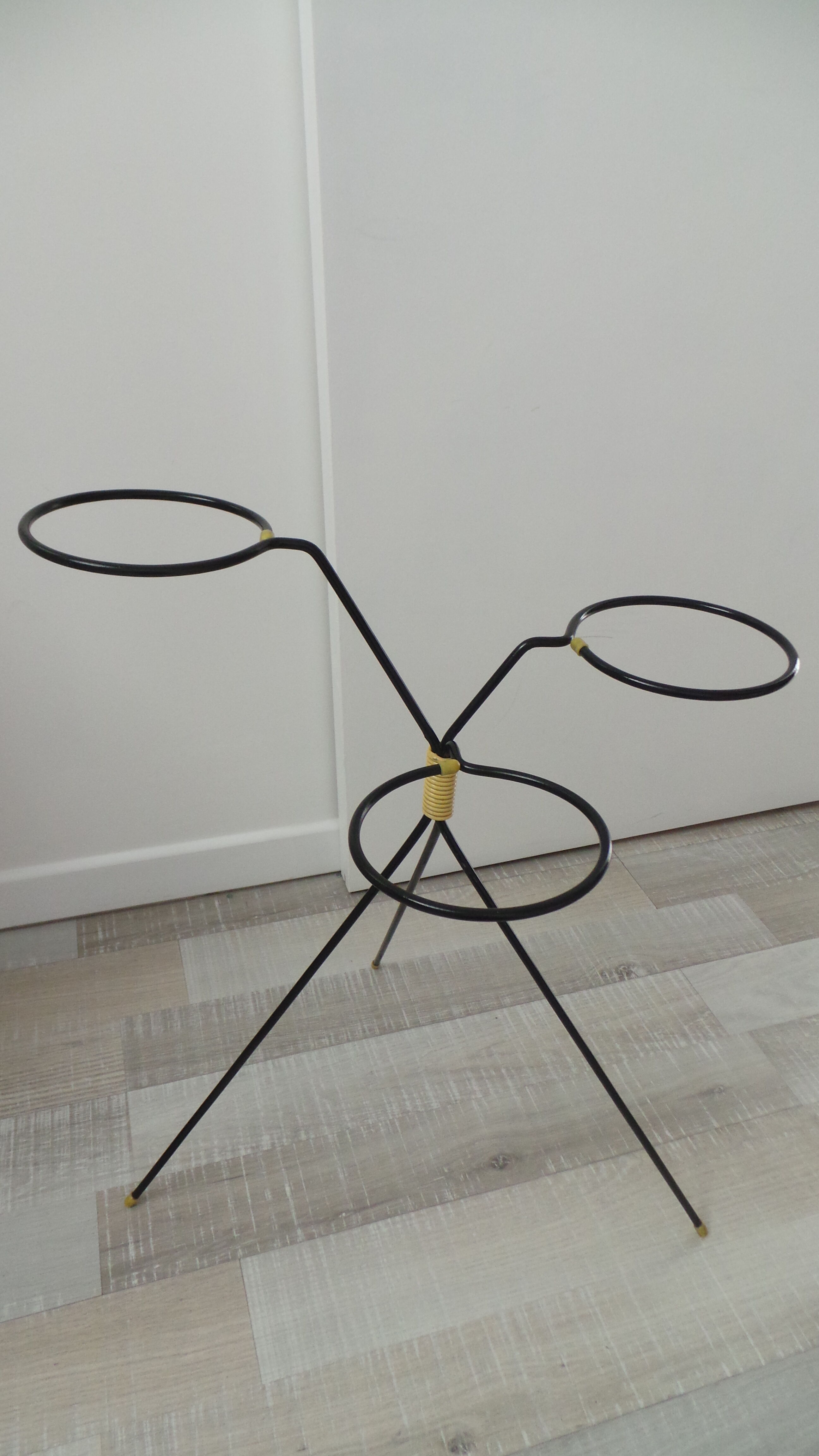 Porte pots scoubidou vintage
