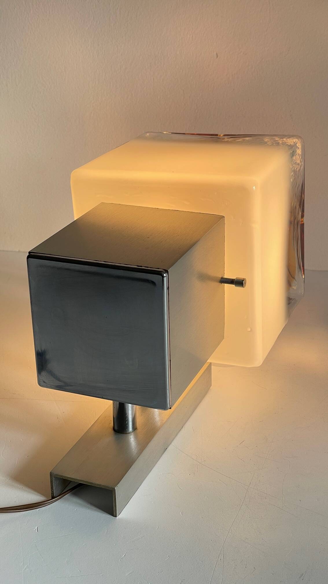 Space age style mazzega wall light